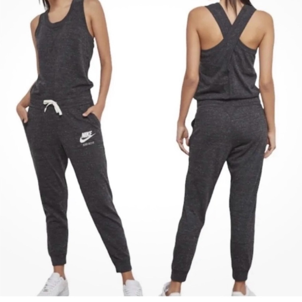 Nike Grey Sleeveless Jumpsuit size XSmall